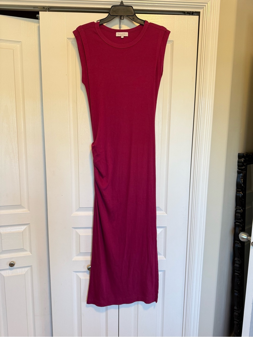 Michael Stars Magenta Sleeveless Maxi Dress